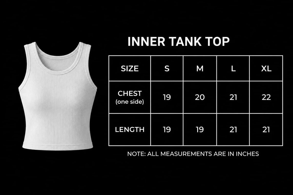 BLACK INNER TANK TOP