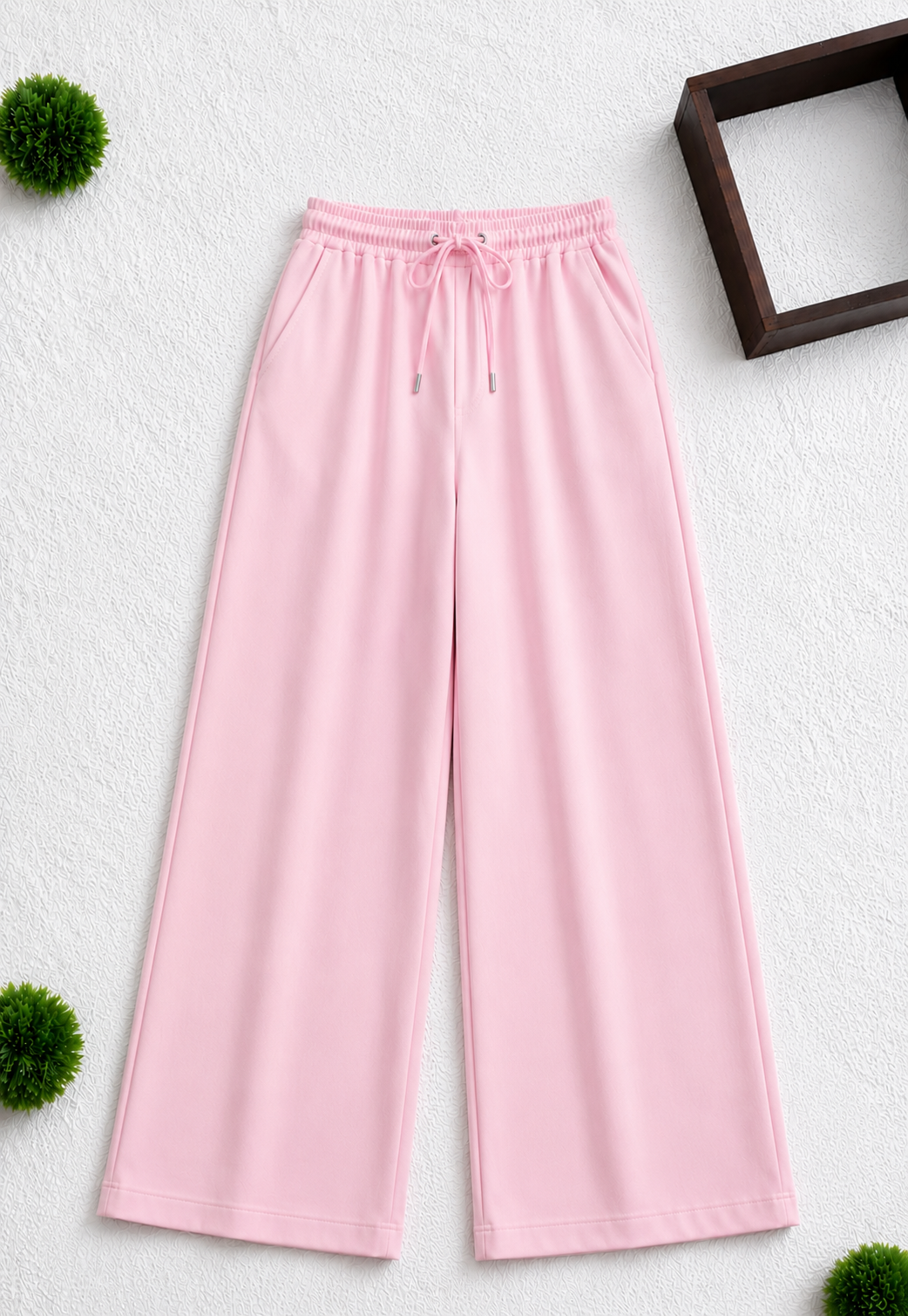 BABY PINK FLAPPER TROUSERS