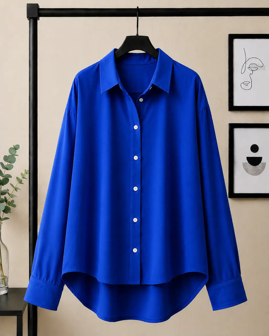 ROYAL BLUE BUTTON DOWN SHIRT