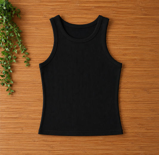 BLACK INNER TANK TOP
