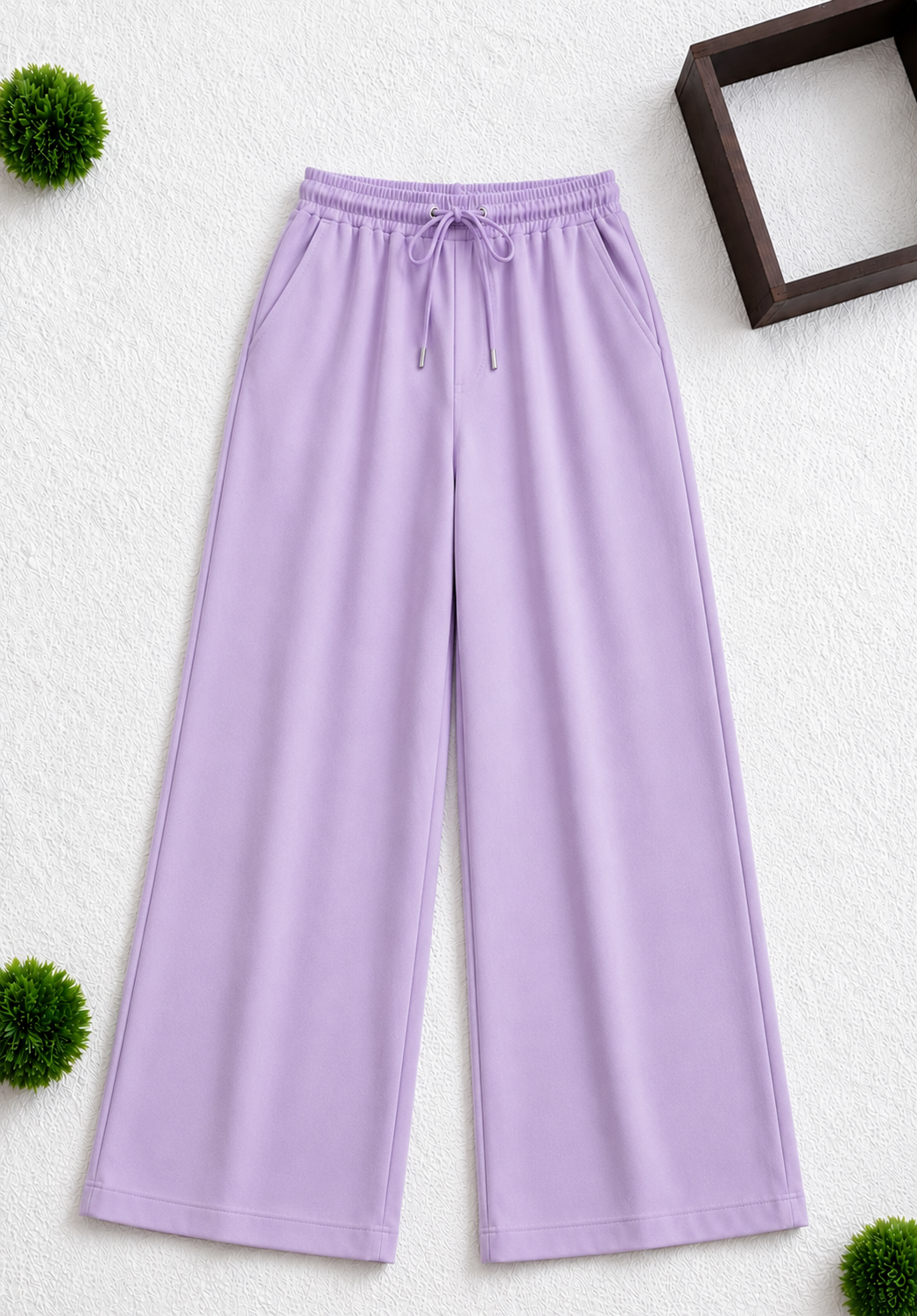 LILAC FLAPPER TROUSERS