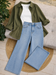 (TRIO PACK) OLIVE GREEN WIH SKY BLUE Outfit Set