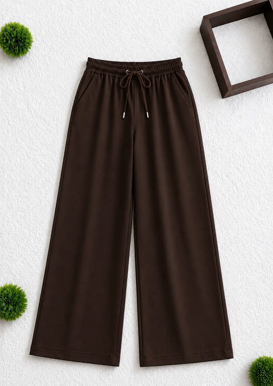 DARK BROWN FLAPPER TROUSERS